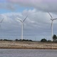 Wind Power Turbines Row Behind - VideoHive Item for Sale