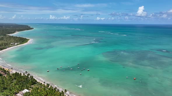 Northeast Brazil. Sao Miguel dos Milagres Beach at Alagoas Brazil.