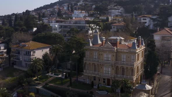 Istanbul Prince Islands Mansion Aerial View