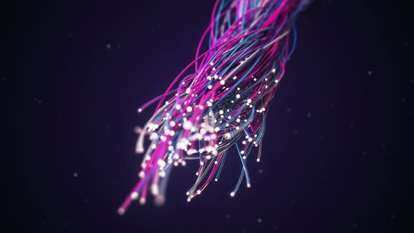 Spreading Fiber Wires in Space