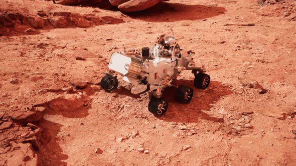 Mars Rover Perseverance Exploring the Red Planet