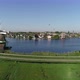 Aerial view of historic windmills of Zaanse Schans in Amsterdam, Netherlands in 4K - VideoHive Item for Sale