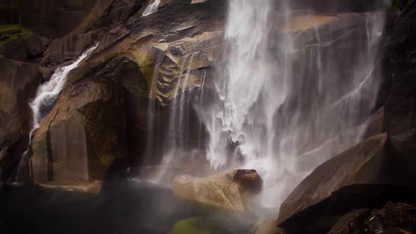 Yosemite Vernal Falls Slow Motion