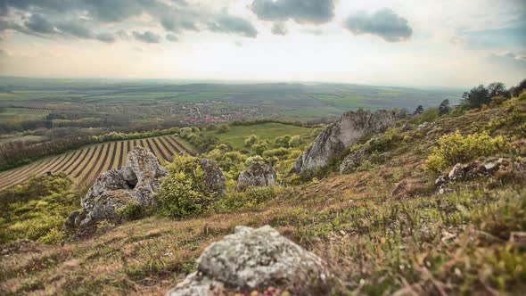 Beautiful nature in Czech republic, timelapse