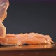 Chef Removes Spin with Bones From Delicious Fish on Board - VideoHive Item for Sale