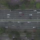 Aerial drone shot of many cars on an avenue of Sao Paulo city, Brazil. - VideoHive Item for Sale