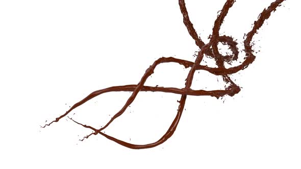 The Chocolate moves in 3 lines, tangled together