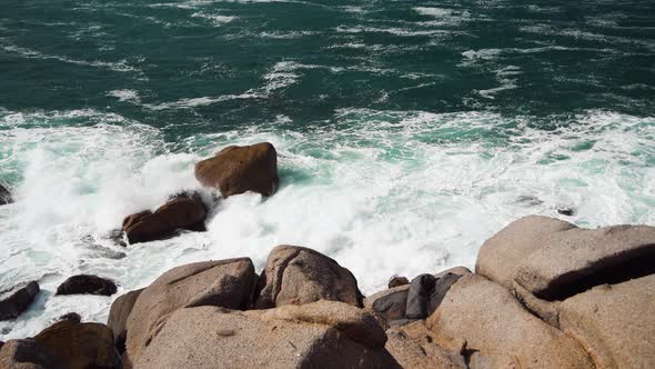 Granite Island Rocks Along the Coastline South Australia