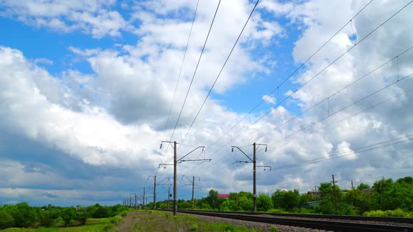 Clouds Over Iron Road