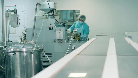 Chemical Expert Working in the Laboratory