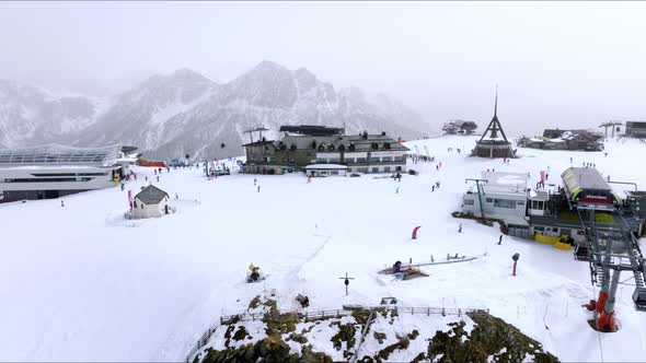 Landscape of the Kronplatz Ski Resort