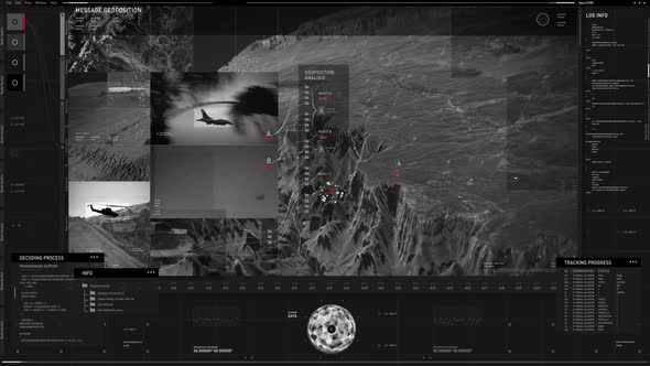 Spy Using Advanced Tech System For Connection To Military Space Satellite alt