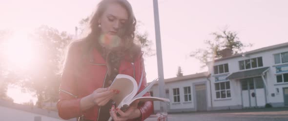 Student with Books