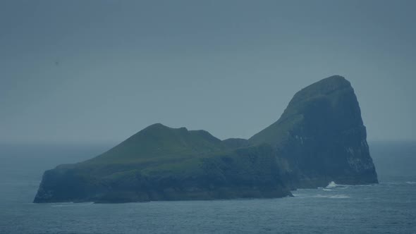 Rocky Island In The Ocean