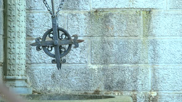 Old Well With a Cross in the Livadia Palace