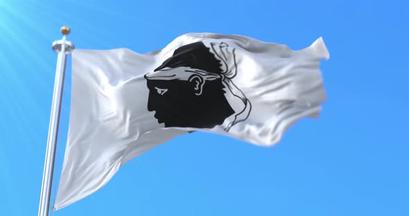 Flag of the Region of Corsica, France