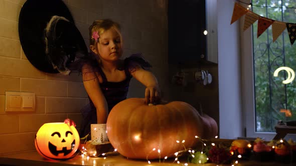 Preparing for Halloween at Home Kitchen