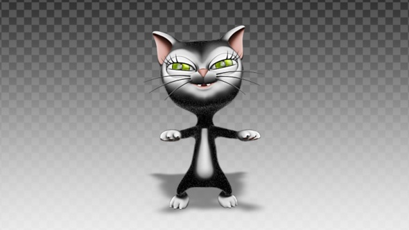 Cartoon Kitty Cat - Dance Joke alt