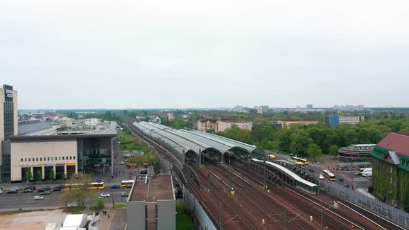 Landing Footage Near Railway Track