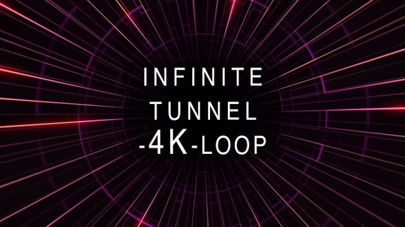 Abstract Tunnel 4K