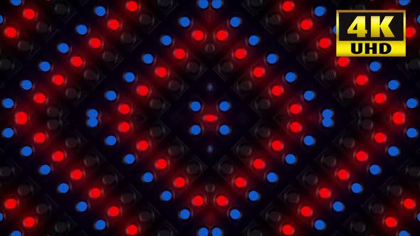 14 Red Blue Light Effects Pack 4k