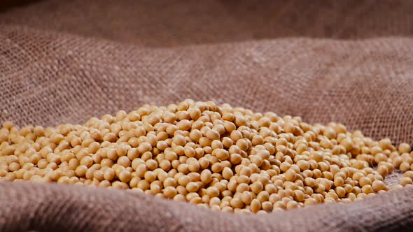 Soybean Top View Texture High in Fiber Supplementary Food Protein Healthy Food Soybeans Organic Raw