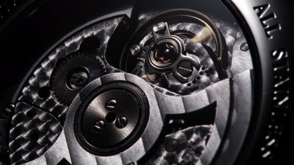 Full Open Mechanism of Swiss Watch