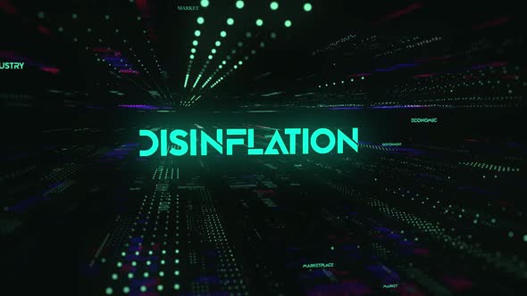 Sci Fi Digital Economics Word Disinflation