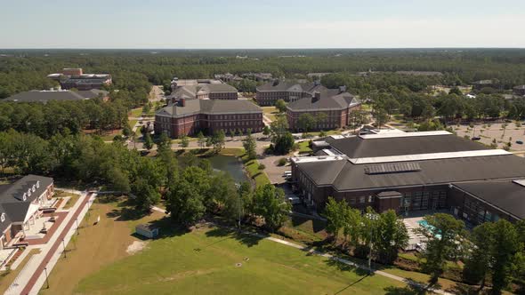 Drone Video University Of North Carolina At Wilmington Usa