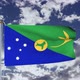Christmas Island Flag Waving - VideoHive Item for Sale