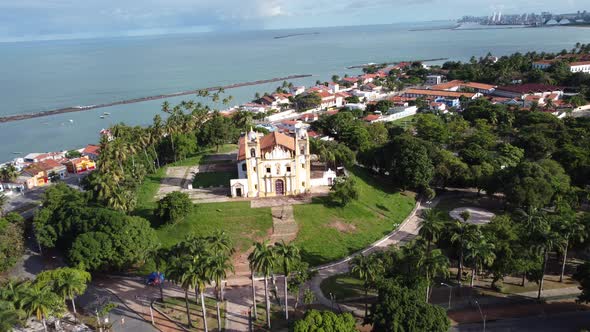 Coast city of Olinda Recife Pernambuco. Brazilian Northeast