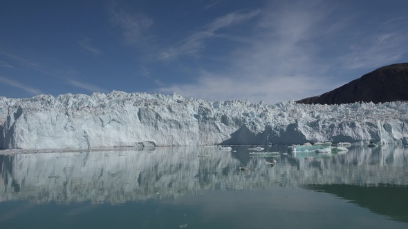 Global climate change. nature is declining, glaciers melting.