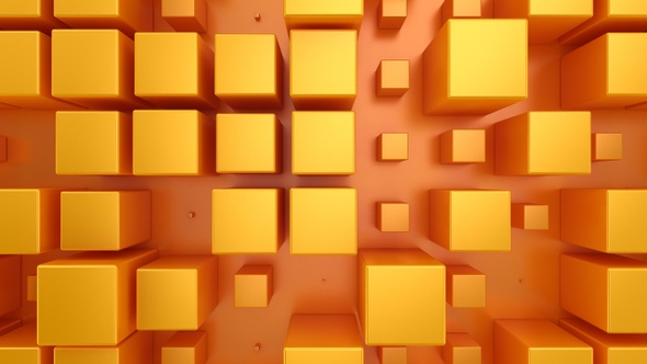 Background of Animated Cubes