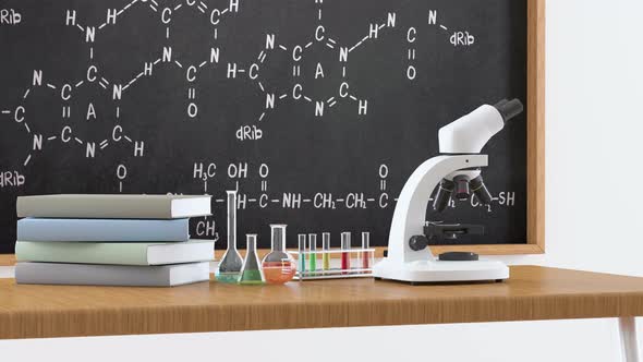 Chemical formula in academic laboratory