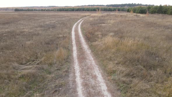 Empty Road in the Field During the Day