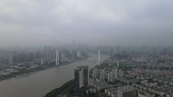Shanghai City Aerial, China