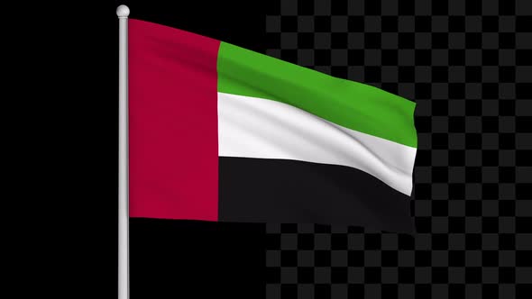 United Arab Emirates Flag Loop alt