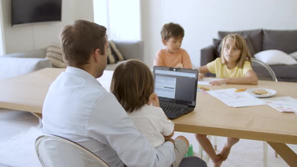 Freelance Dad Working From Home