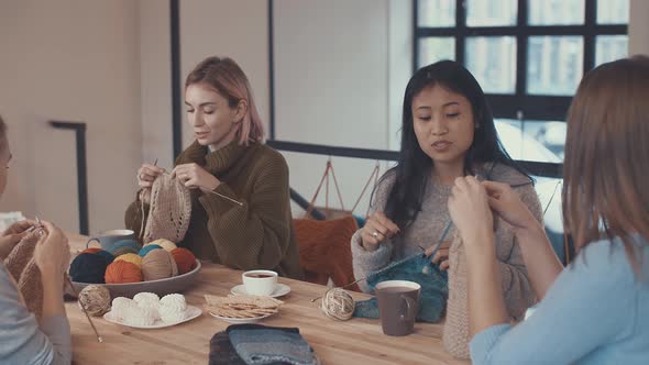 Young Attractive Girls In Workshop