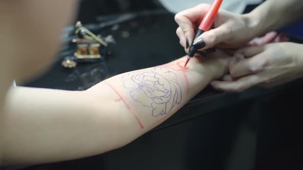 Working on Tattoo Design