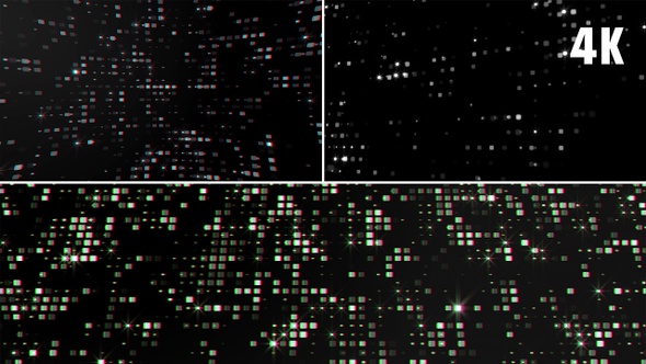 Hi-Tech Abstract Dot Particles