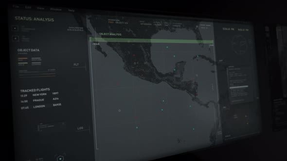 Airport Control Computer Sends Airfield Landing Location Data To Aircraft alt
