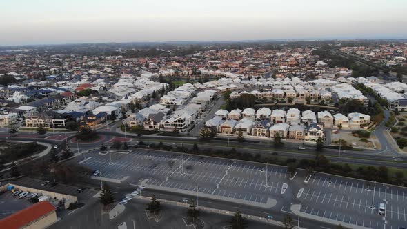 Aerial View of a Suburbia