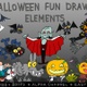Halloween Fun Drawn Elements - VideoHive Item for Sale