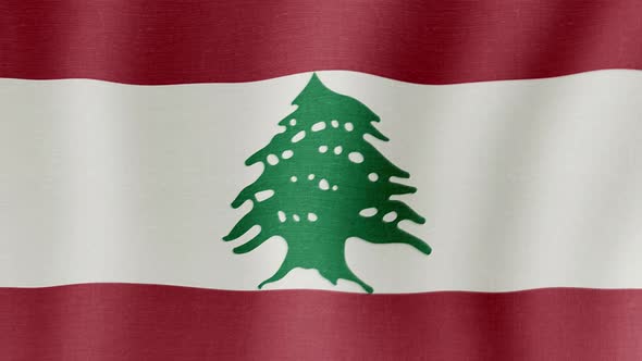 The National Flag of Lebanon alt