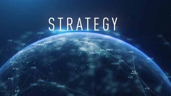 Global Abstract Cyber Earth Strategy