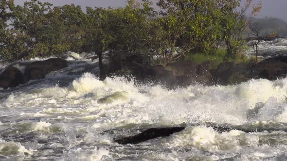 Victoria Falls Rainbow Slow Motion