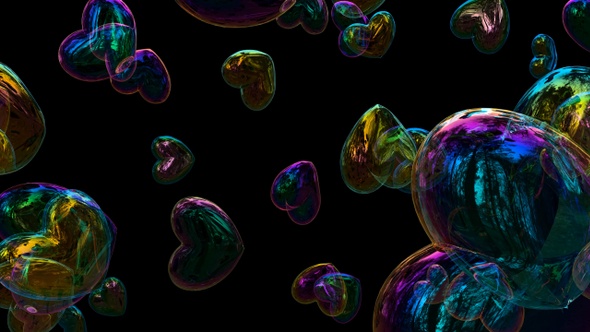 Soap Bubble Hearts Pop alt
