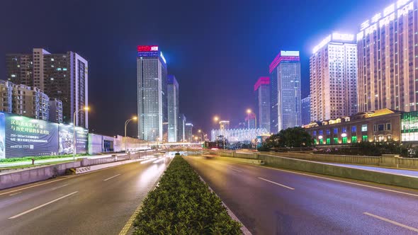 Time lapse of WuHan city,China