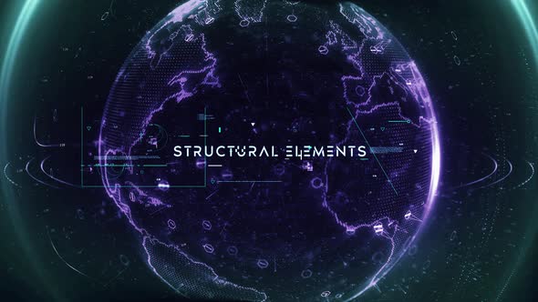 Digital Data Particle Earth Structural Elements
